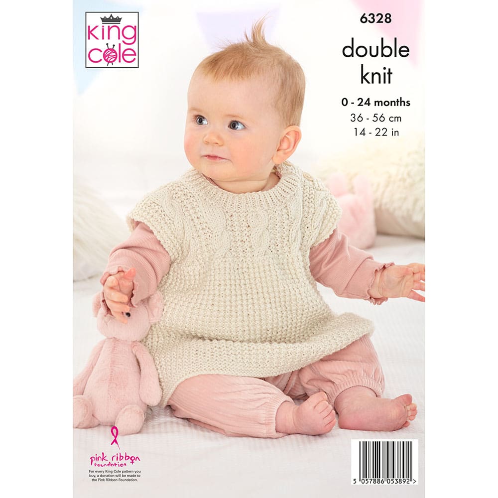king-cole-6328-pullover-top-m-tze-comfort-baby-dk image 2