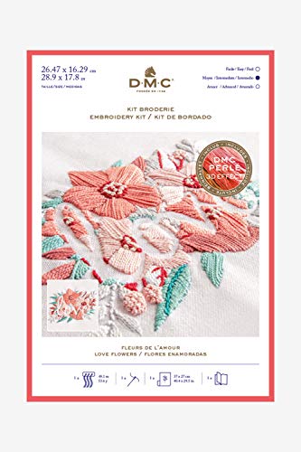 dmc-stickset-blumen-der-liebe-perlgarn-gr-3-stoff-set image 6