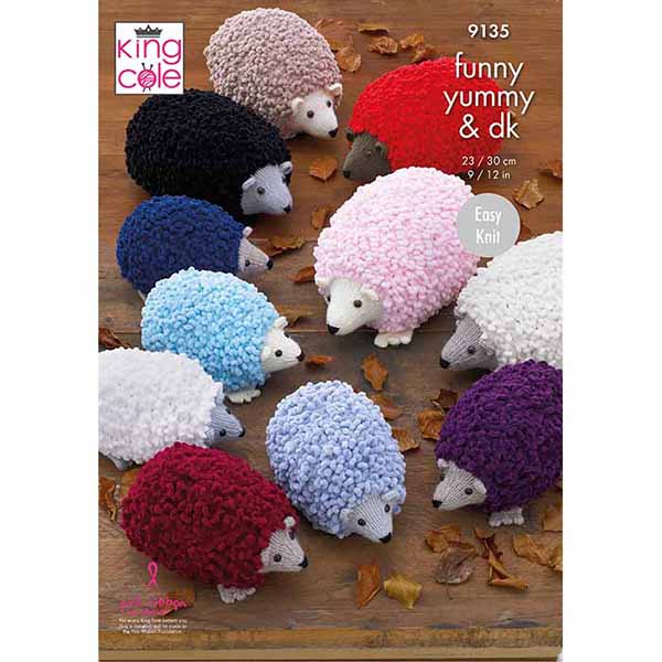 king-cole-9135-igel-strickanleitung-funny-yummy image 1