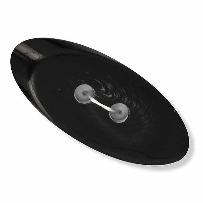 king-cole-haberdashery-oval-knopf-charcoal-50-mm image 1