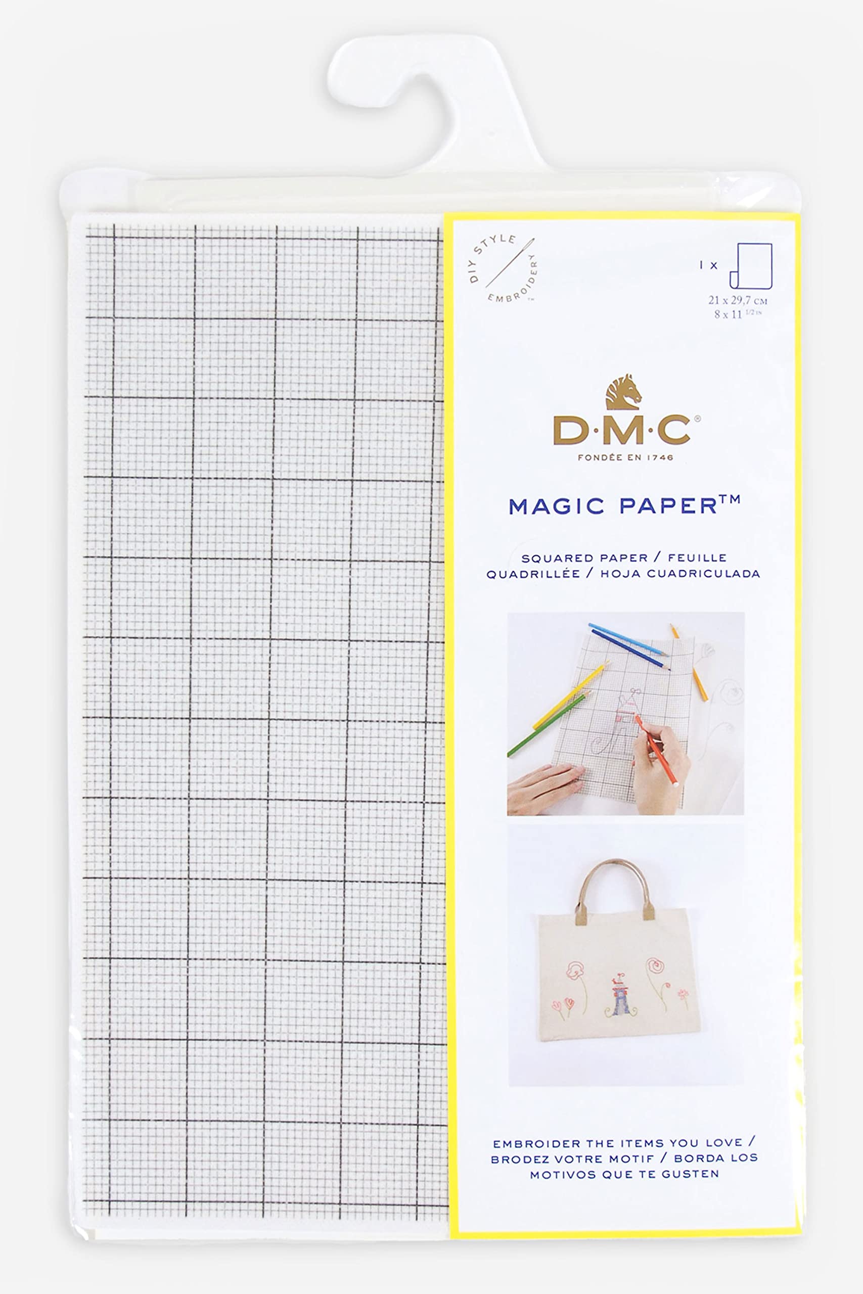 dmc-magic-paper-a4-stickfolie-raster-wasserl-slich image 1