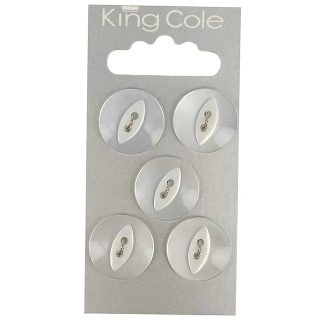 king-cole-haberdashery-fish-eye-buttons-kn-pfe-transp-gro image 1
