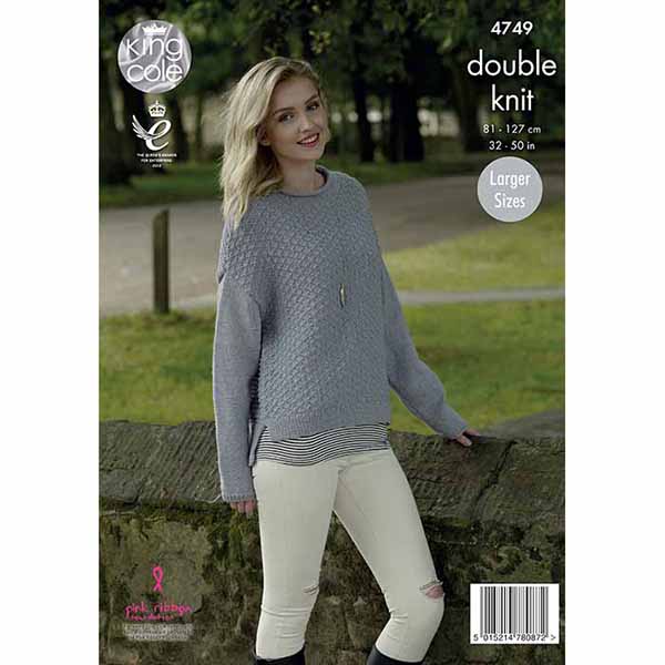 king-cole-4749-strickanleitung-pullover-merino-dk image 2