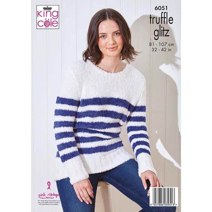 king-cole-6051-tunika-cardigan-strickanleitung-truffle-glitz image 2
