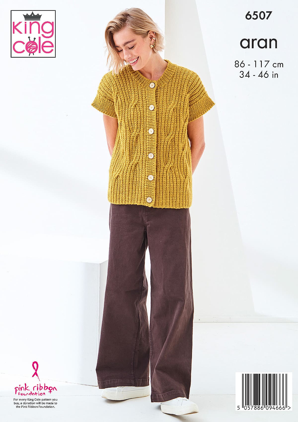 king-cole-patterns-6507-strickanleitung-pullover-und-weste-aran image 2