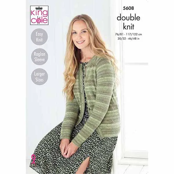 king-cole-5608-strickanleitung-pullover-cardigan-island-dk image 1