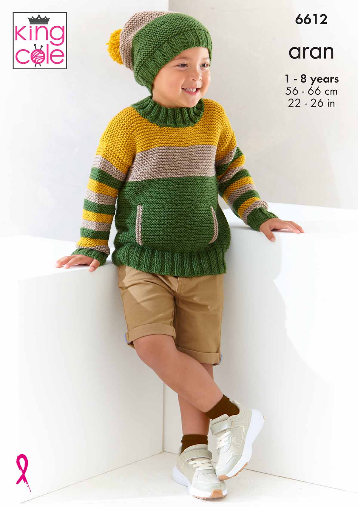 king-cole-6612-strickanleitung-pullover-m-tze-aran image 1