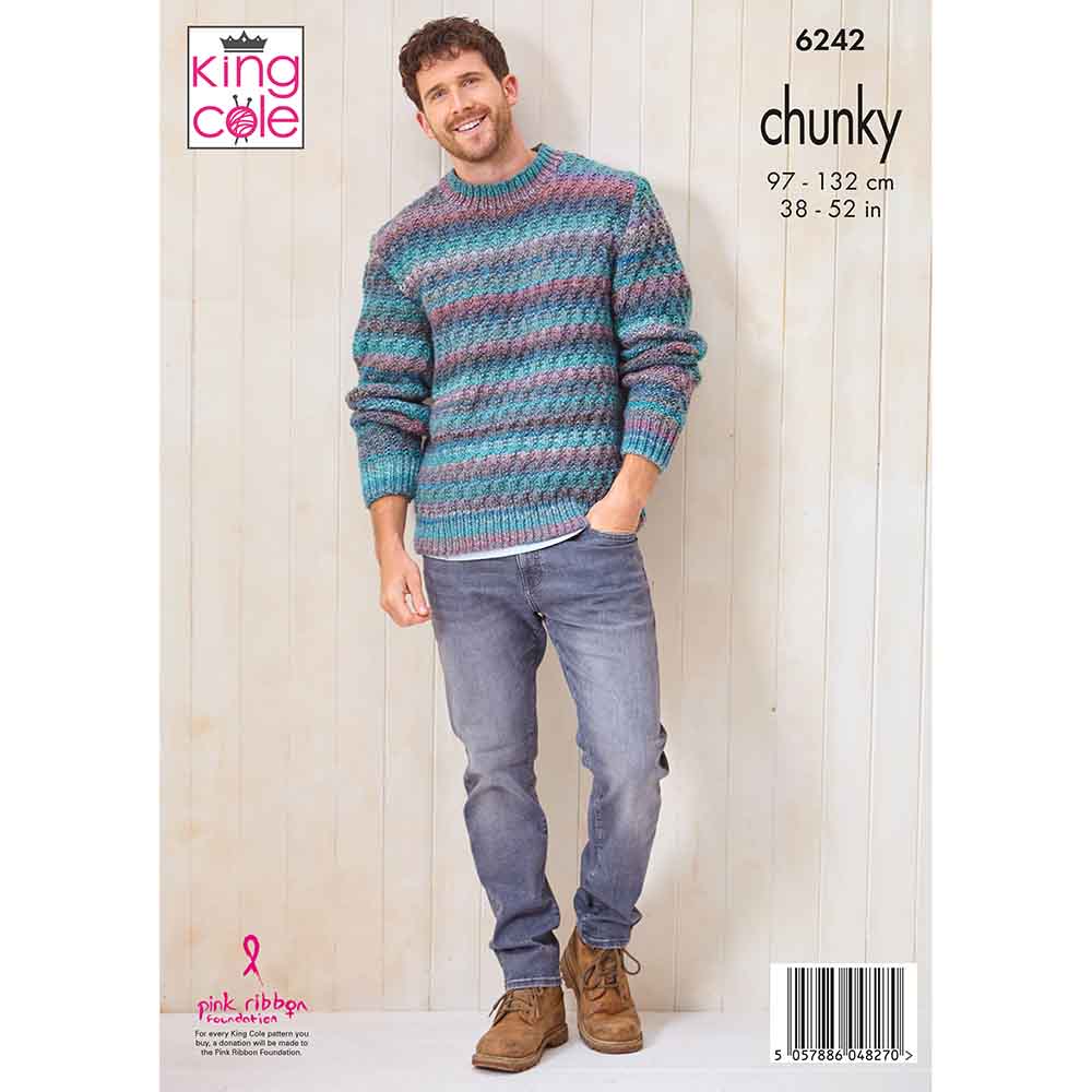 king-cole-6242-strickanleitung-pullover-cottagespun-chunky image 2