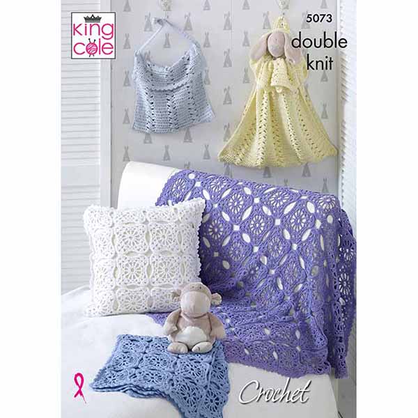 king-cole-5073-decken-kissen-taschen-h-kelanleitung image 1