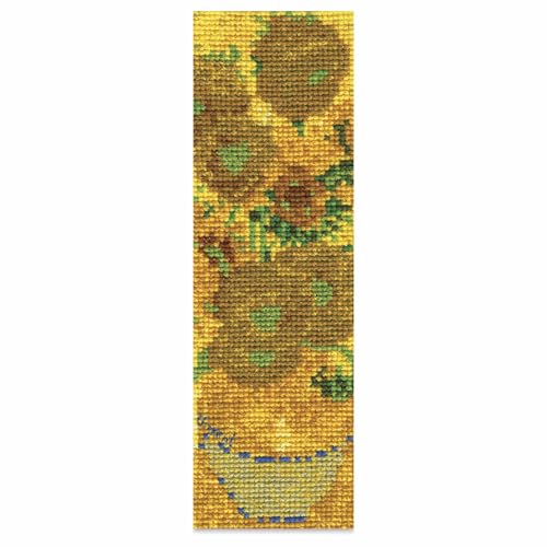 dmc-moulin-sp-cial-sonnenblumen-lesezeichen-kreuzstichset image 2
