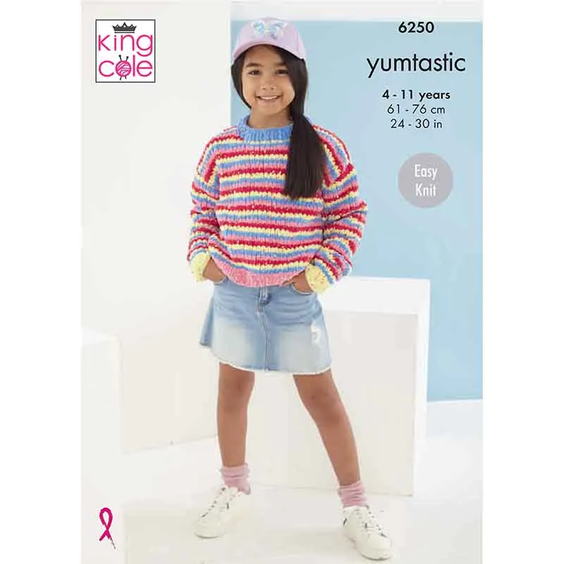 king-cole-6250-kinderpullover-yumtastic-strickanleitung image 1