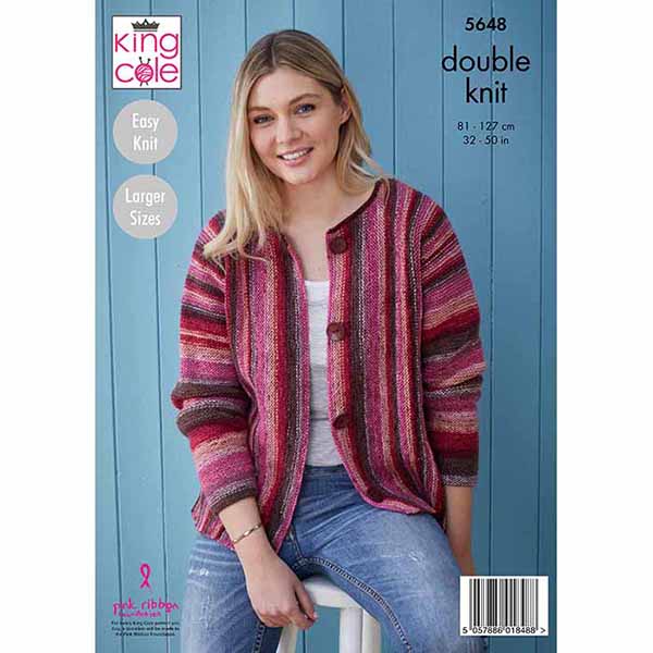 king-cole-5648-strickanleitung-cardigans-bramble-dk image 2