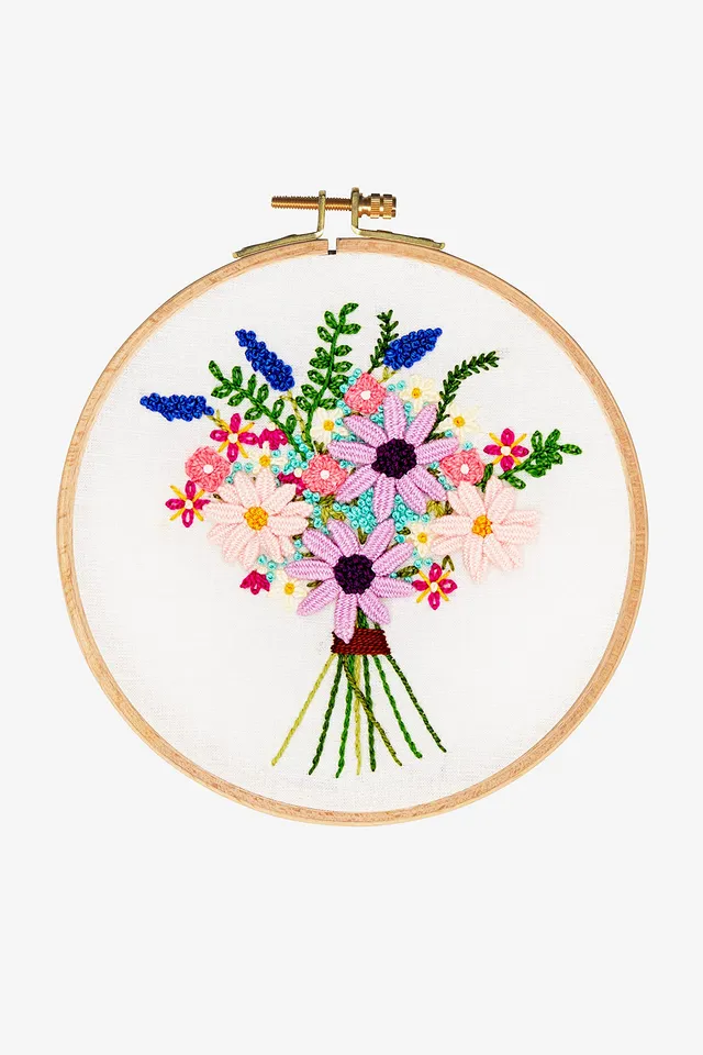 dmc-moulin-sp-cial-stickset-cosmos-bouquet-blumen image 1