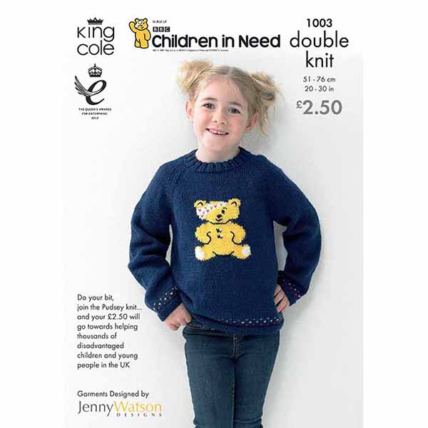 king-cole-1003-kinder-pudsey-jacke-pullover-big-value-dk image 2