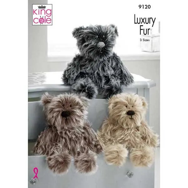 king-cole-9120-teddy-strickanleitung-luxury-fur image 1