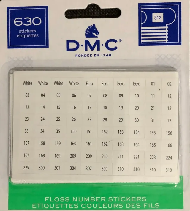 dmc-moulin-sp-cial-stickgarn-aufkleber-farbnummern image 1