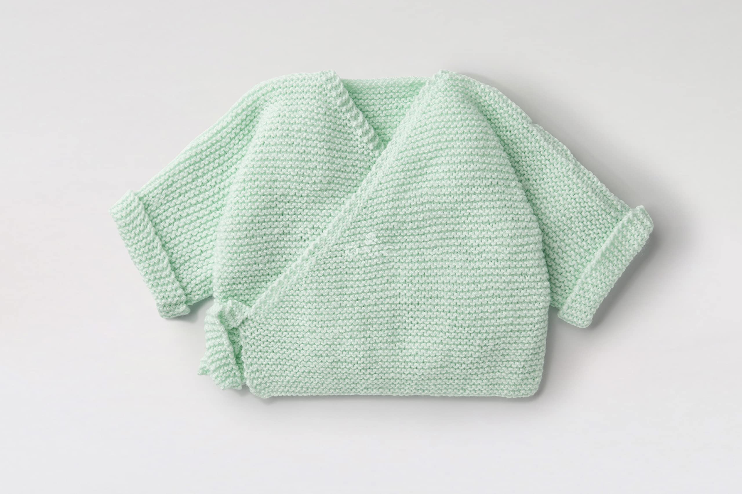 dmc-gift-of-stitch-strickset-baby-cardi-gr-n-0-6-monate image 2