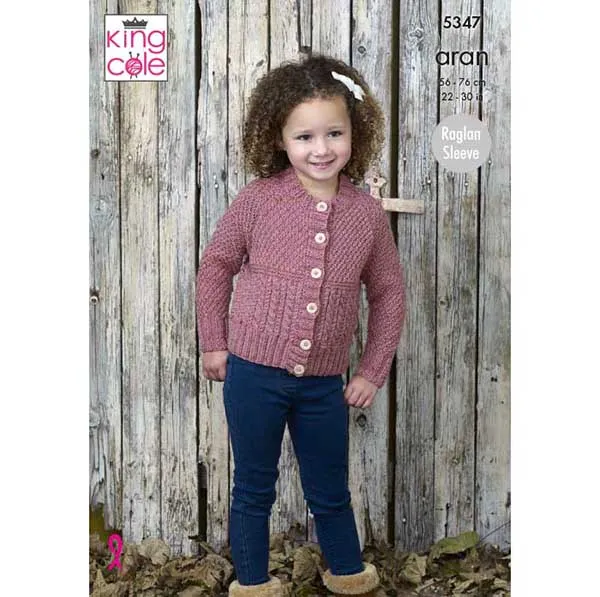 king-cole-patterns-5347-pullover-strickanleitung-fashion-aran image 1