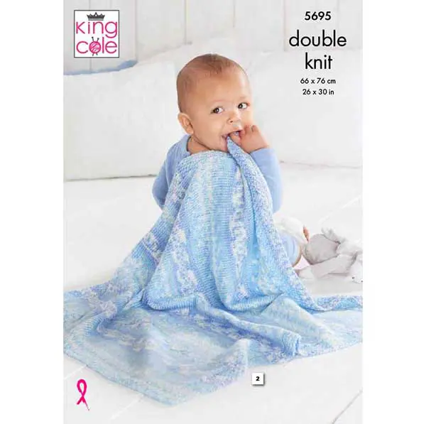 king-cole-5695-babydecke-strickanleitung-fjord-dk-baby image 1