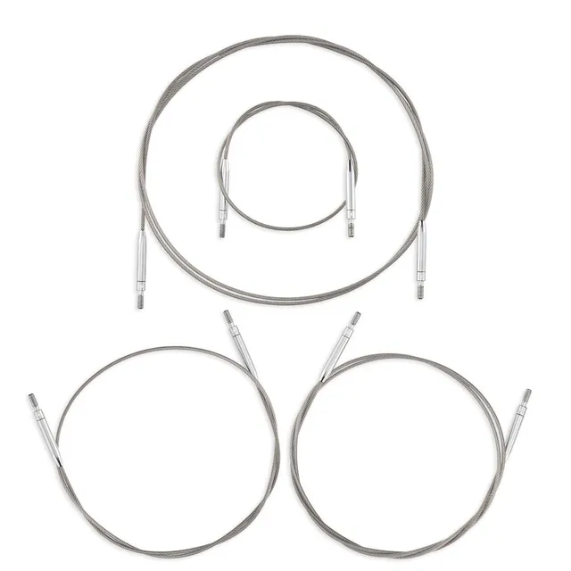 hobbii-swivel-seile-rundstricknadeln-seil-transparent-40-cm image 1
