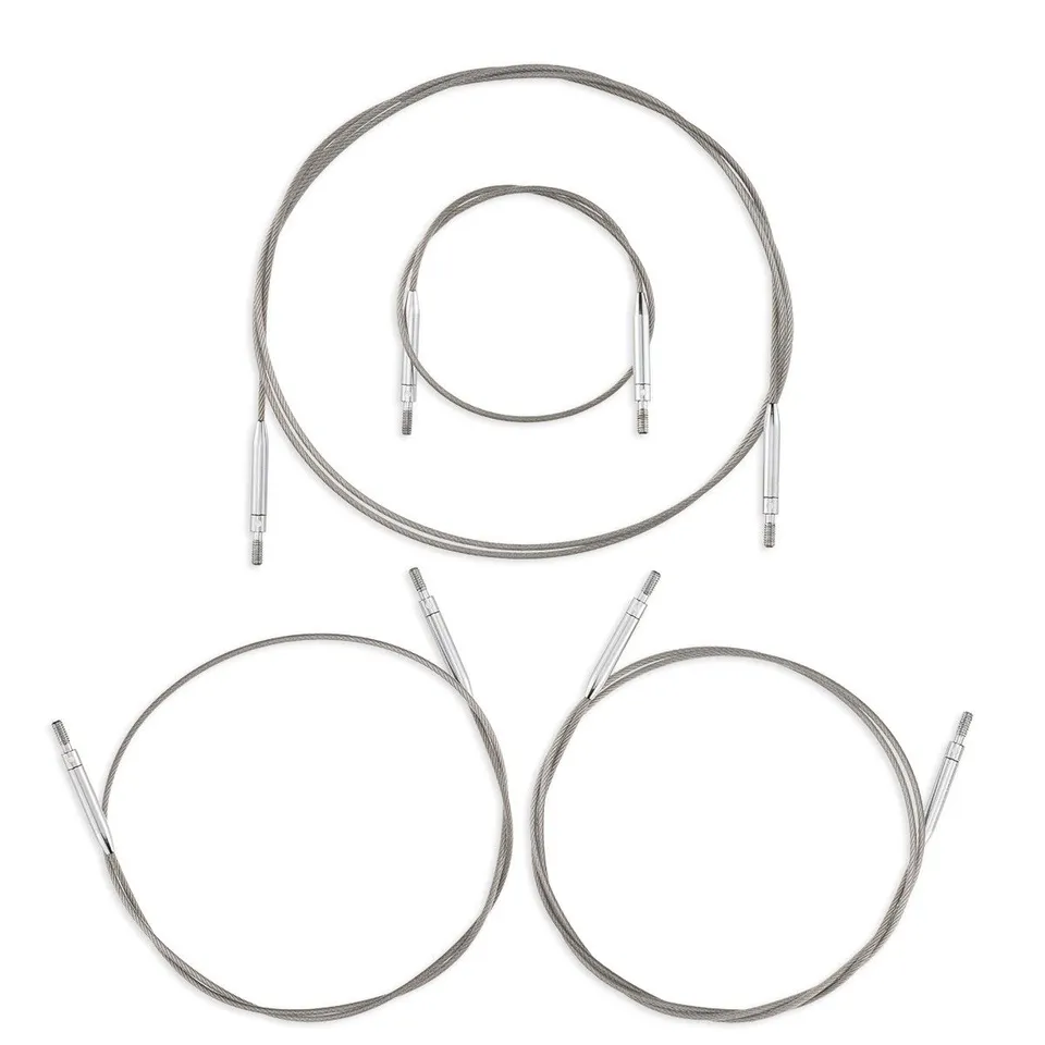 hobbii-swivel-seile-rundstricknadeln-seil-transparent-40-cm image 1