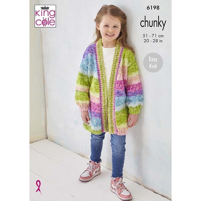 king-cole-patterns-6198-strickanleitung-jacke-hedgerow-chunky image 1
