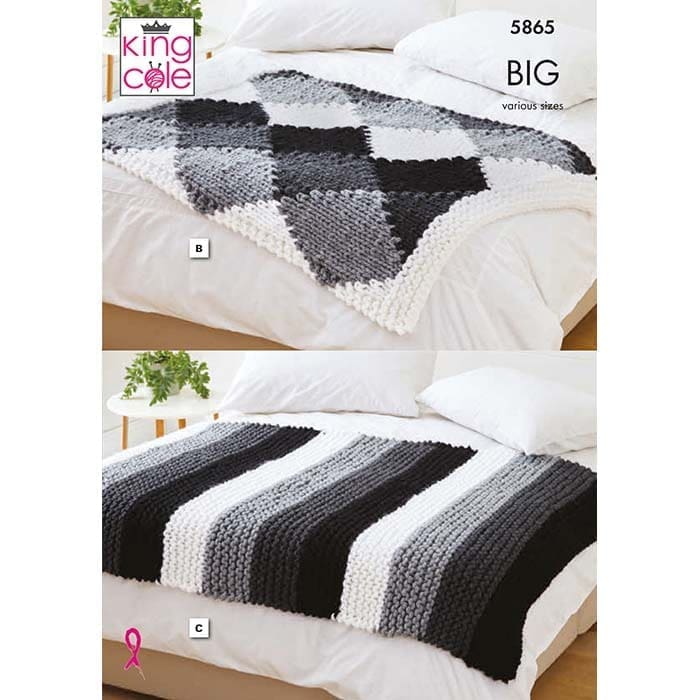 king-cole-5865-strickanleitung-bettl-ufer-und-decke-big-value-big image 1