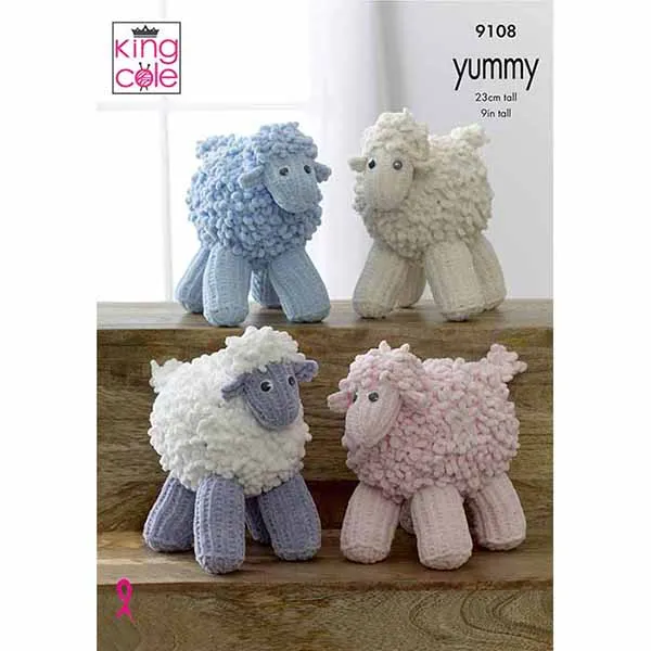 king-cole-9108-schaf-strickanleitung-funny-yummy image 1