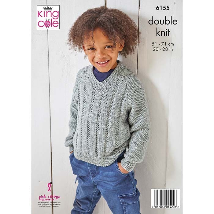 king-cole-patterns-6155-pullover-strickanleitung-simply-denim image 2