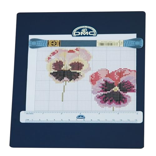 dmc-magnettafel-gro-stickzubeh-r-31-5x39-2-cm-mit-st-nder image 2