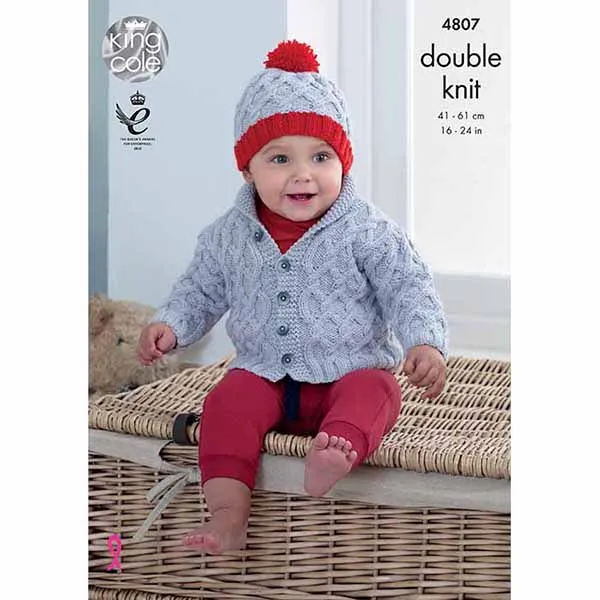 king-cole-patterns-strickanleitung-4807-jacke-cherish-dk image 1