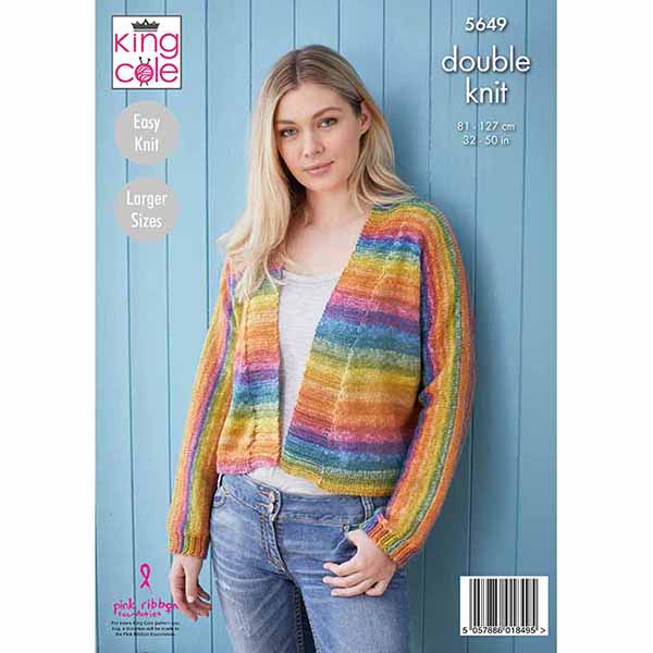 king-cole-5649-cardigans-bramble-dk-strickanleitung image 2
