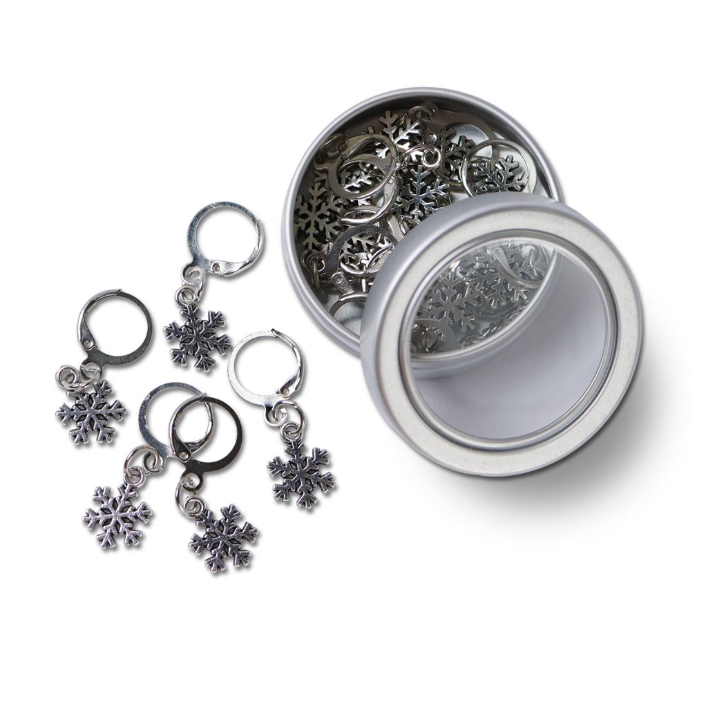 hobbii-zubeh-r-maschenmarkierer-schneeflocken-metall-20-stk image 1