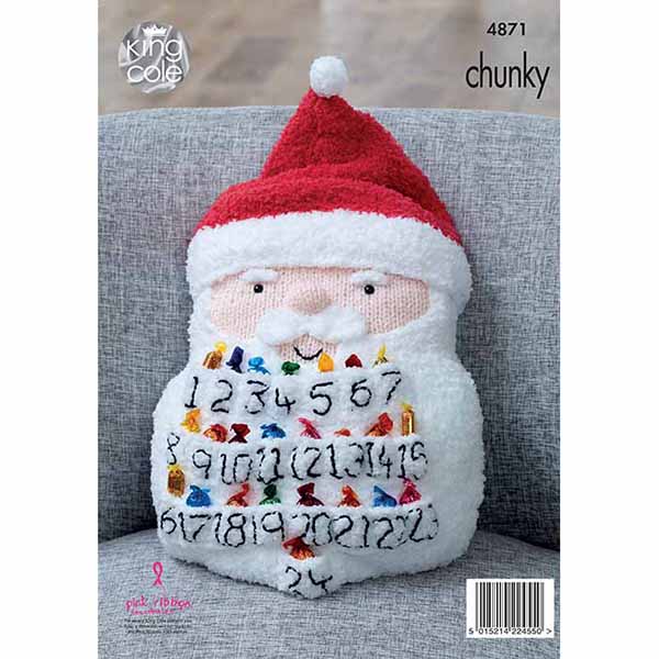 king-cole-patterns-4871-strickanleitung-kissen-chunky image 2