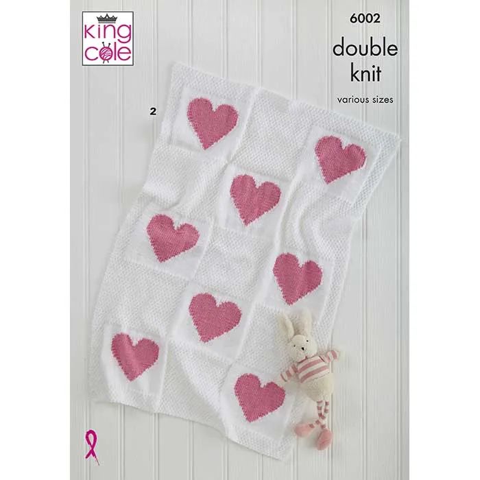 king-cole-6002-decken-strickanleitung-cherished-dk image 1