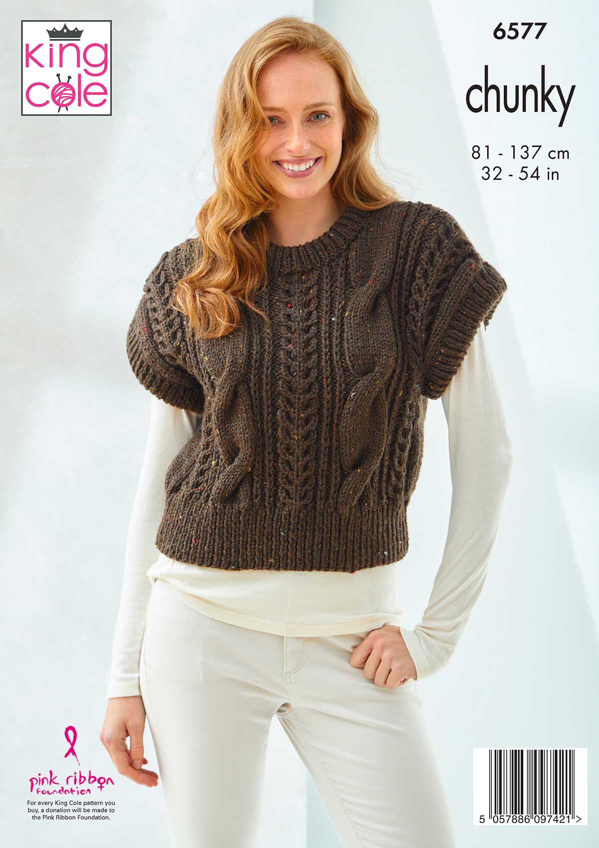 king-cole-patterns-pullover-6577-strickanleitung-chunky-tweed image 2