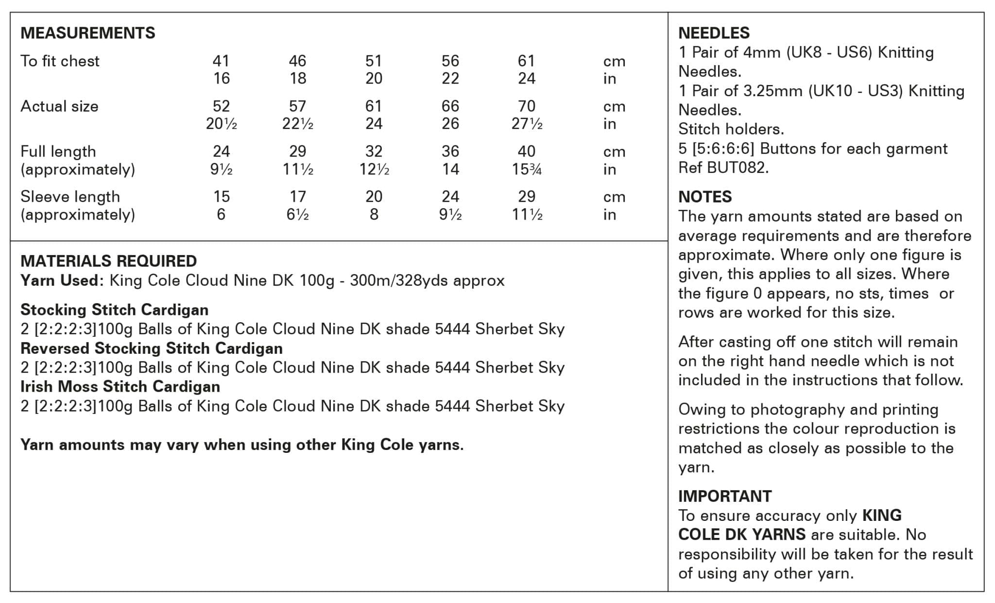 king-cole-6061-cardigan-strickanleitung-cloud-nine-dk image 3