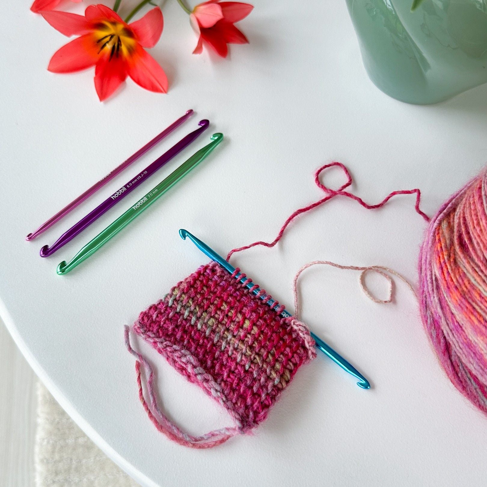 hobbii-h-kelnadeln-alu-doppeltes-tunesisches-set-14cm-4-7mm image 4