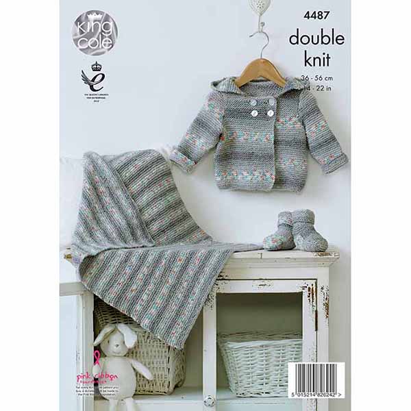 king-cole-patterns-4487-baby-set-strickanleitung-drifter-baby-dk image 2