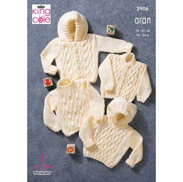 king-cole-2906-big-value-aran-pullover-strickanleitung image 1