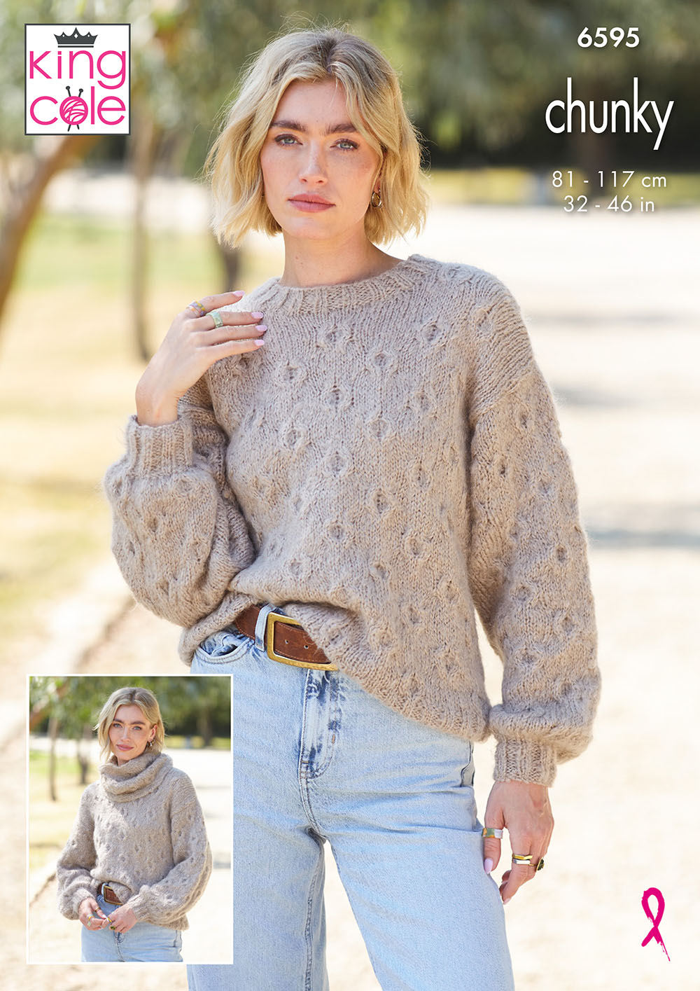 king-cole-patterns-6595-strickanleitung-top-pullover-cowl image 1