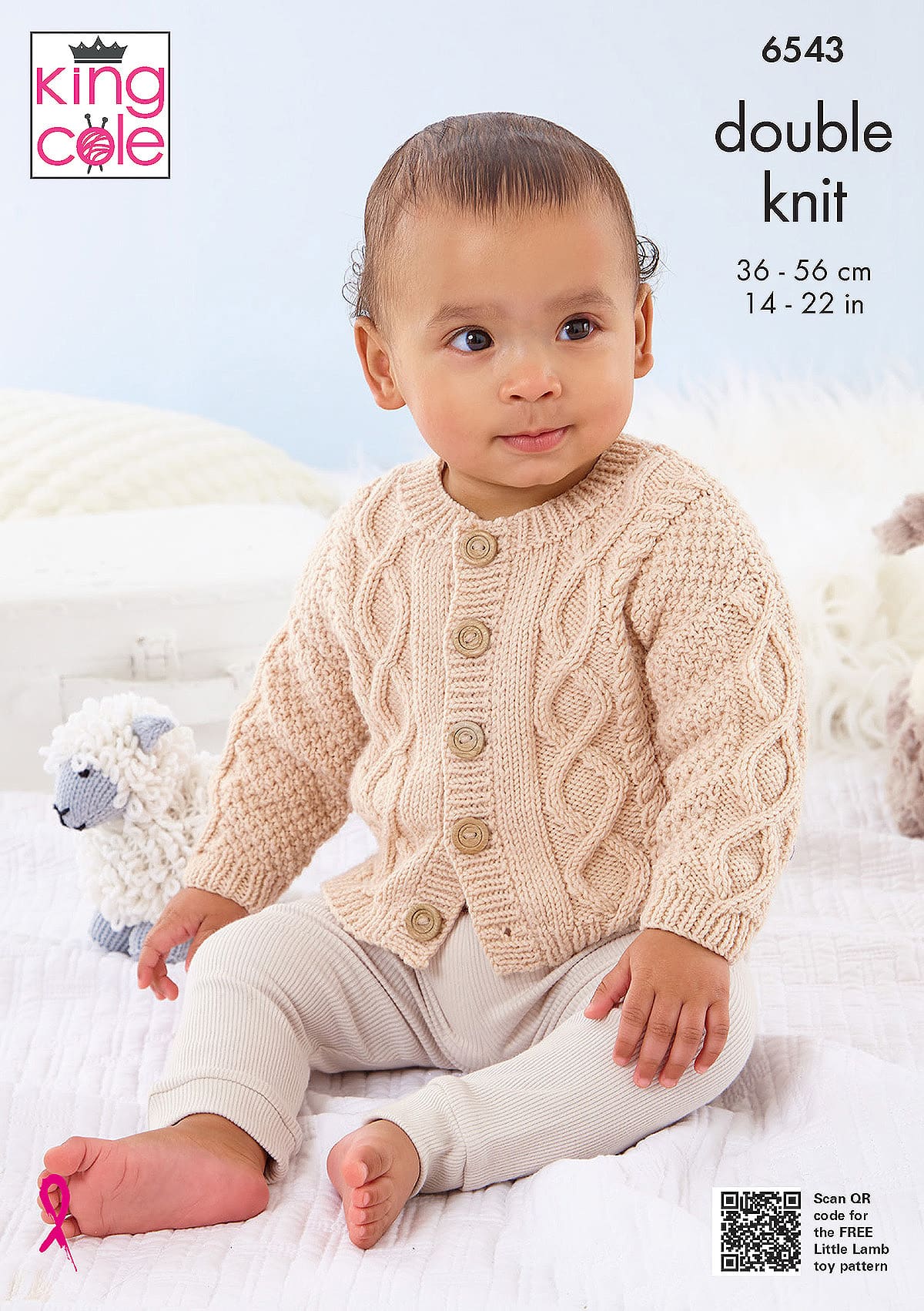 king-cole-6543-little-lamb-dk-cardigan-pullover-anleitung image 1
