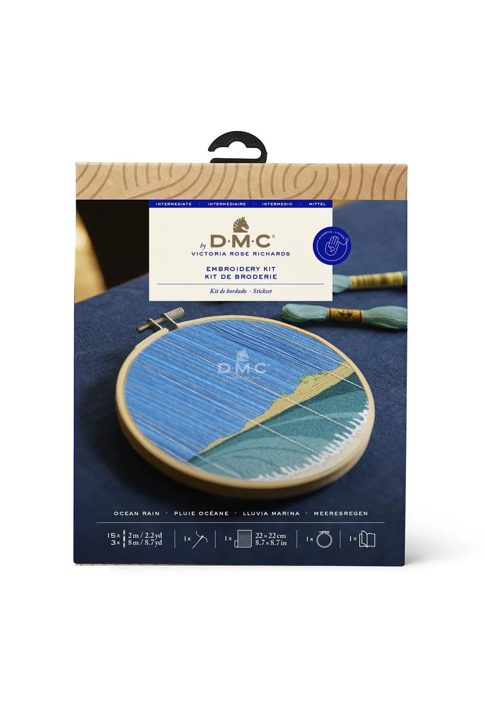 dmc-ocean-rain-stickset-mittel-ozean-baumwolle image 1