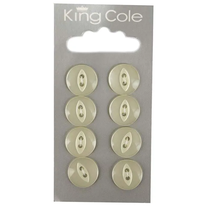 king-cole-haberdashery-fischaugen-kn-pfe-gelb-klein image 1