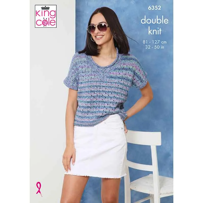 king-cole-6352-strickanleitung-tops-jamboree-dk-damen image 1
