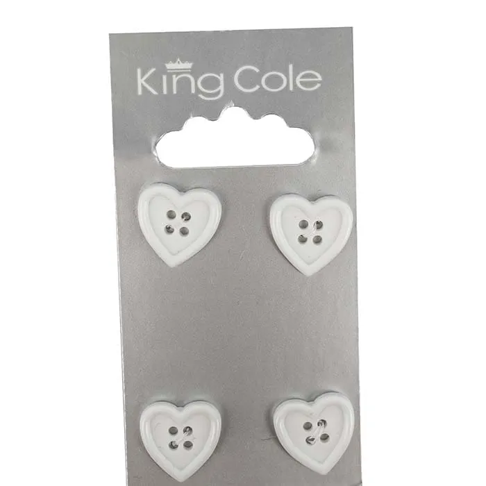 king-cole-haberdashery-herz-kn-pfe-wei-mittel image 1