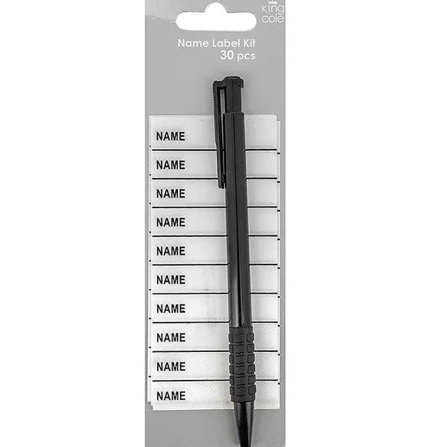 king-cole-haberdashery-namensetiketten-set-zum-einn-hen image 1