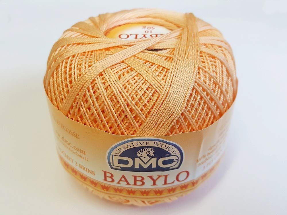 dmc-petra-babylo-nr-10-h-kelgarn-50g-farbe-3865-baumwolle image 3