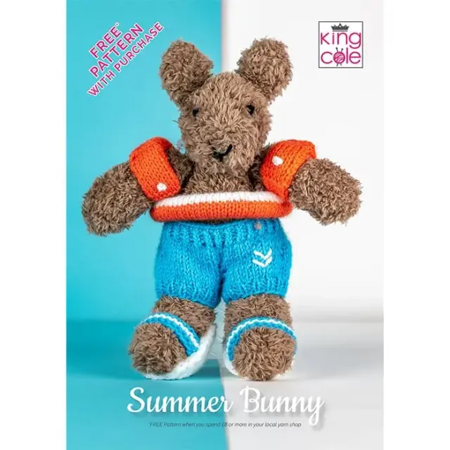 king-cole-patterns-summer-bunny-strickanleitung-hase-truffle image 1