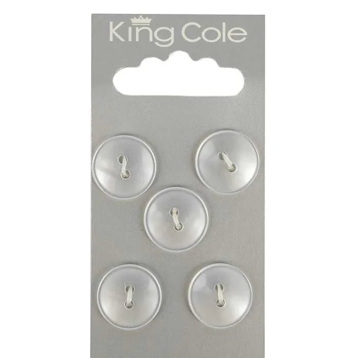 king-cole-haberdashery-knopf-transparent-large-kunststoff image 1